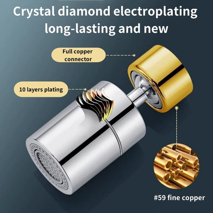 Kitchen Sink Faucet Universal Splash-Proof Washing Artifact Universal Joint Swivelling Extension Faucet Adapter