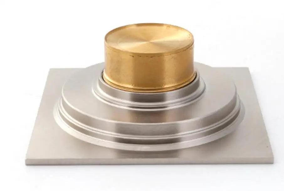 Brass Matte Black Square Style rolse gold Floor Drainer gold Waste drain Bathroom brushed nickel Shower Drain DR087