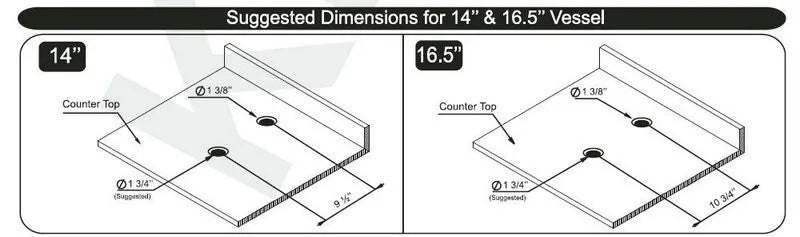 KEMAIDI Black Vanity Sink Rectangle Marble Bathroom Vessel Sink Above Counter Sinks for Bathrooms
