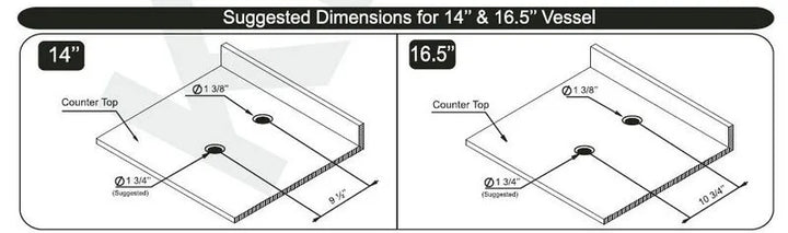 KEMAIDI Black Vanity Sink Rectangle Marble Bathroom Vessel Sink Above Counter Sinks for Bathrooms