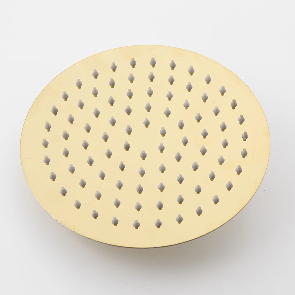 KEMAIDI Thermostatic Shower Set Gold Bathroom Shower System 38 Thermostatic Bath Shower Set