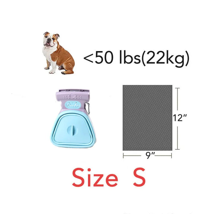 Dog Poop Bag Dispenser Travel Foldable Pooper Scooper Poop Scoop Clean Animal Waste Picker Cleaning Tools Pet Products