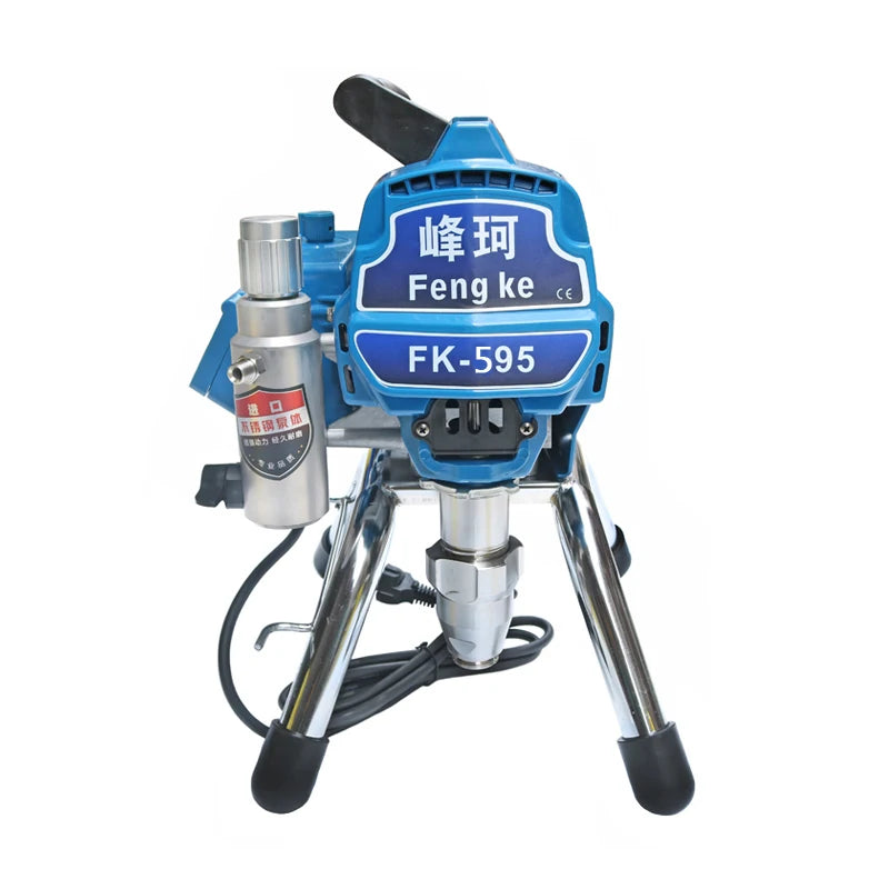 High Quality Electric Airless Spray With Brushless Motor Spray Gun 2600W 2.6L Piston Pump Paint Sprayer 595 Painting Machine