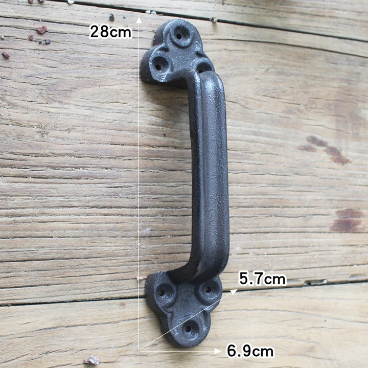 European retro garden Cast iron patio art door handles home decoration Wall decoration door handle room accessories