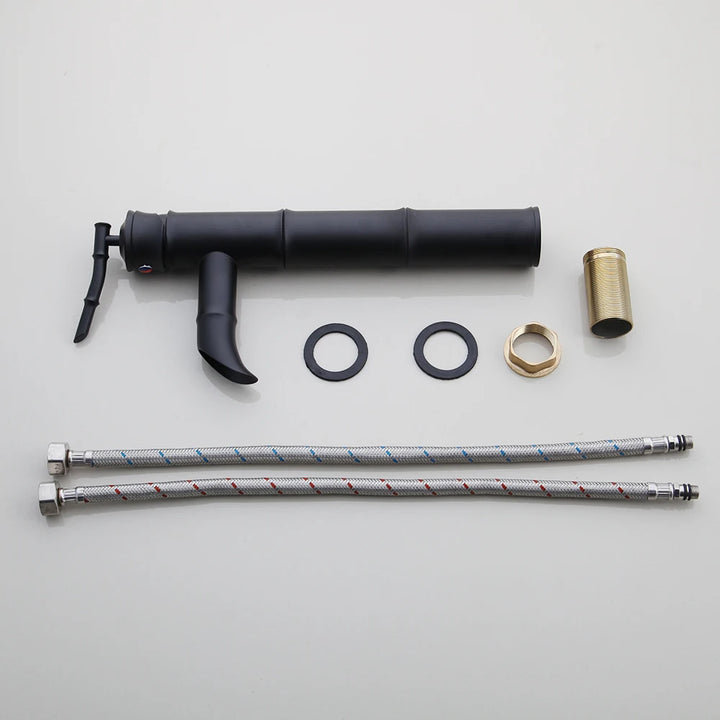 KEMAIDI Bathroom Sink Countertop Basin Bowl with Faucet Washroom Vessel Vanity Sinks Tempered Glass Basin Washbasin Faucet Set