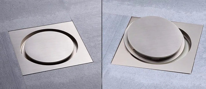 Brass Round Floor Drain Anti-Odor Valve Cover Shower Trap Drains for Kitchen Bathroom Laundry Room Bathroom Accessories