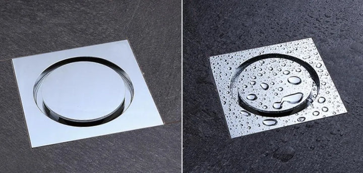 Brass Round Floor Drain Anti-Odor Valve Cover Shower Trap Drains for Kitchen Bathroom Laundry Room Bathroom Accessories