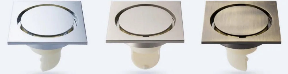 Brass Round Floor Drain Anti-Odor Valve Cover Shower Trap Drains for Kitchen Bathroom Laundry Room Bathroom Accessories