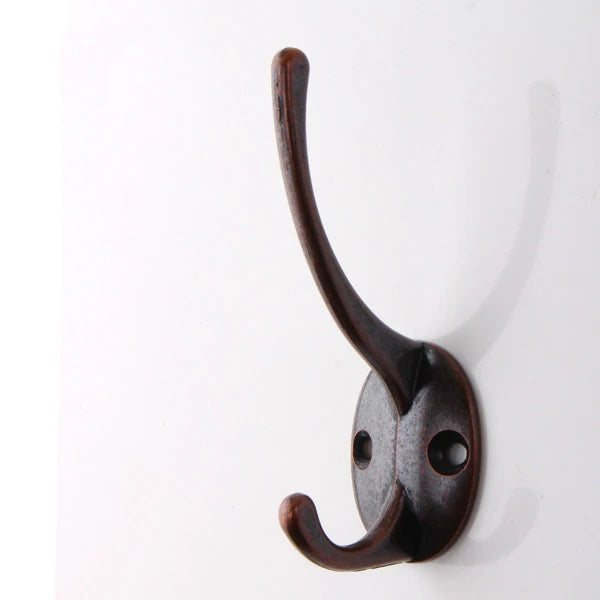KAK Zinc Alloy Vintage Bronze Cloth Hook Hangers Wall Hook Coat Bag Hat Hanging Hooks Bathroom Kitchen Anitque Racks with screws