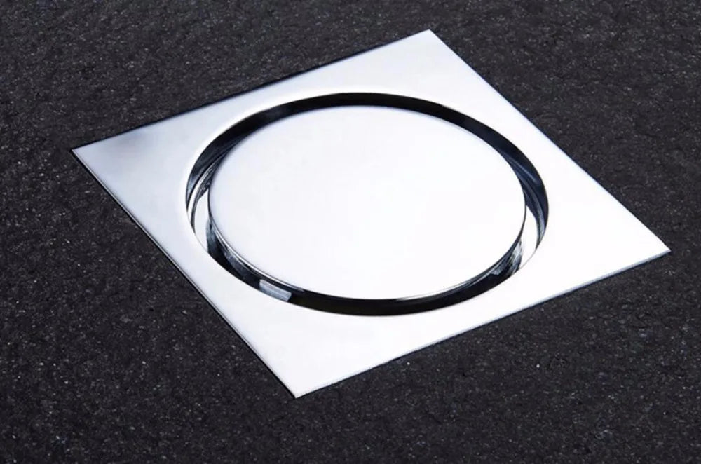 Brass Round Floor Drain Anti-Odor Valve Cover Shower Trap Drains for Kitchen Bathroom Laundry Room Bathroom Accessories