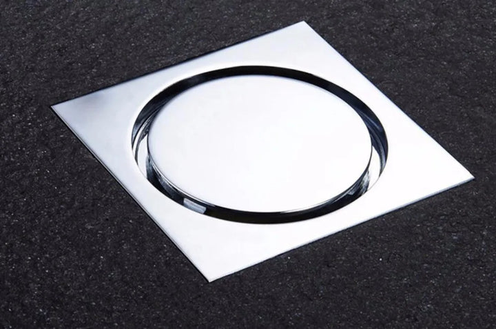 Brass Round Floor Drain Anti-Odor Valve Cover Shower Trap Drains for Kitchen Bathroom Laundry Room Bathroom Accessories