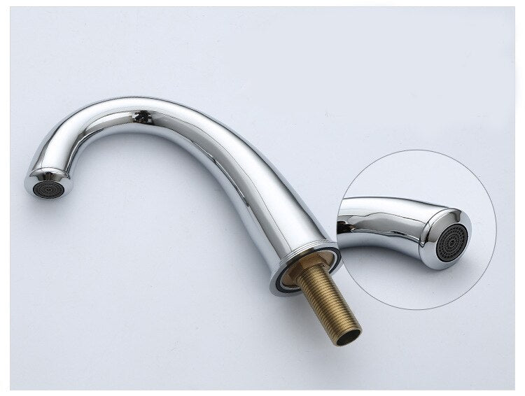 Brushed Nickel Widespread Basin Faucet Dual Handle Bathroom Sink Mixer Tap 3 Holes