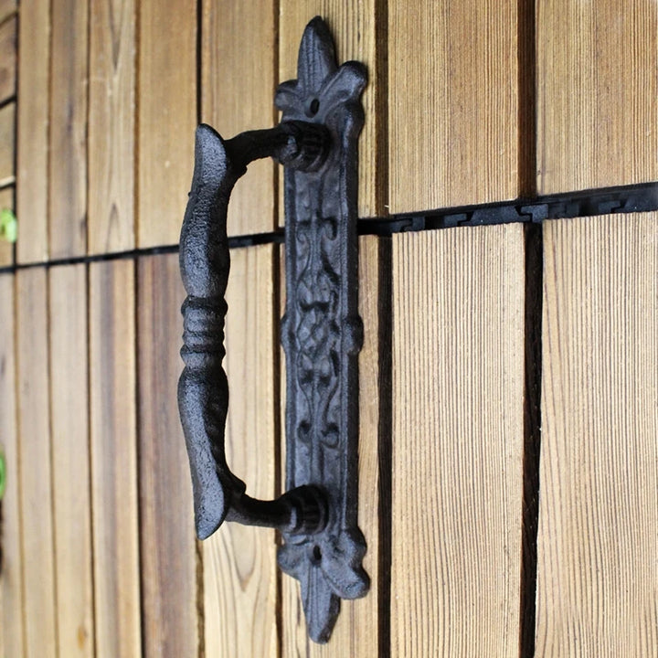 European retro garden Cast iron patio art door handles home decoration Wall decoration door handle room accessories