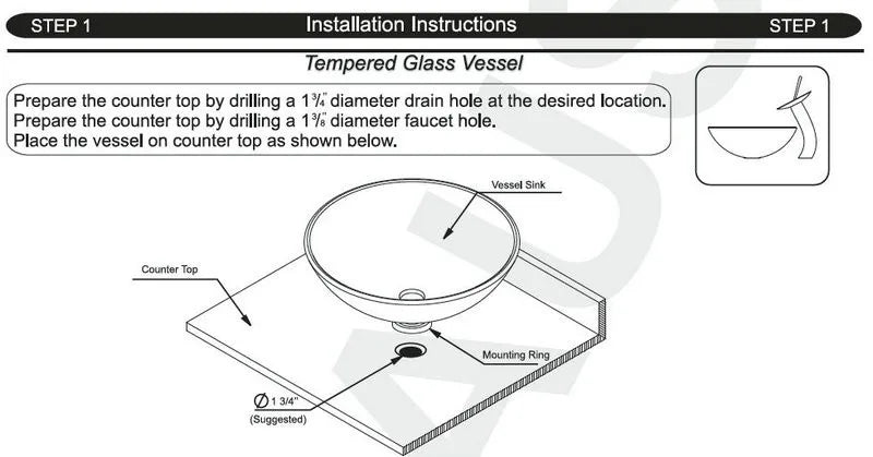 KEMAIDI Black Vanity Sink Rectangle Marble Bathroom Vessel Sink Above Counter Sinks for Bathrooms