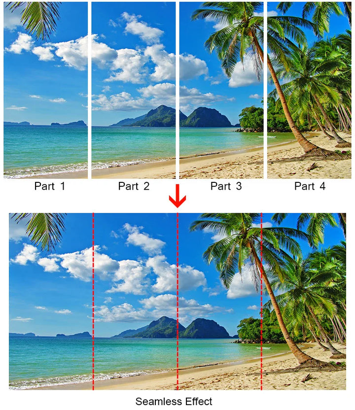 Custom 3D Floor Sticker Beach Sea Water Living Room Bedroom Bathroom Floor Mural Self-adhesive Vinyl Wallpaper Papel De Parede