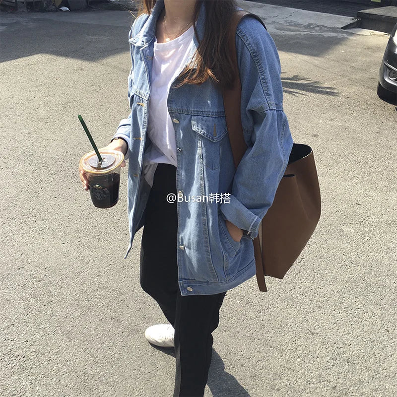 Women's fashion casual Denim Jacket L554