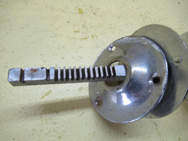 Chrome Wide Flat Oval Knob 60L x 45W x 55H