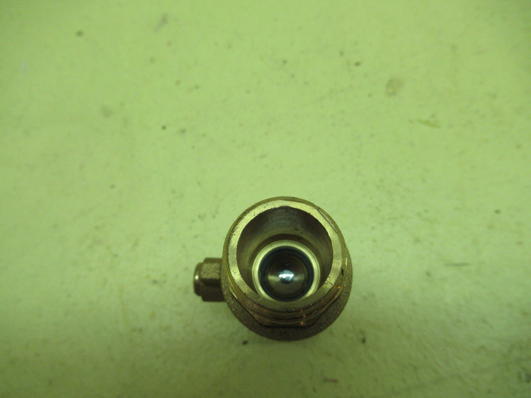 Brass DN15 3/4 Ball Corp Valve 52H x 15-20Dia