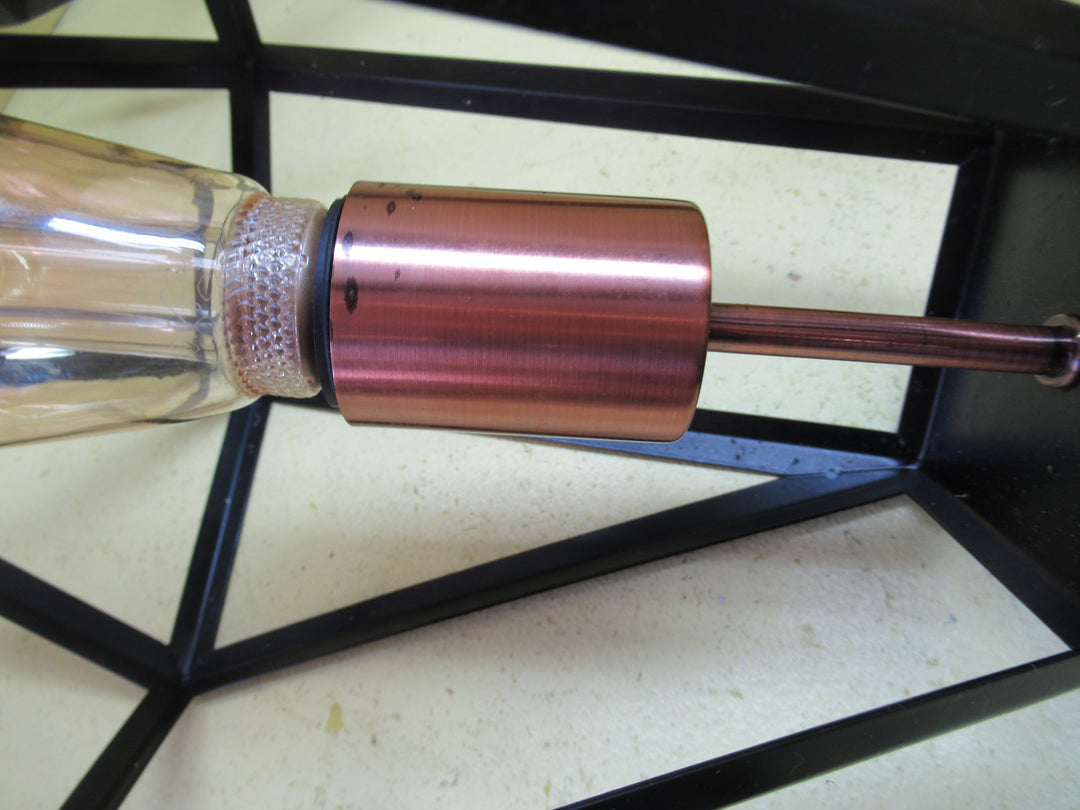 Diamond Shape Cage Pendant Light 350H x 270W x 270D