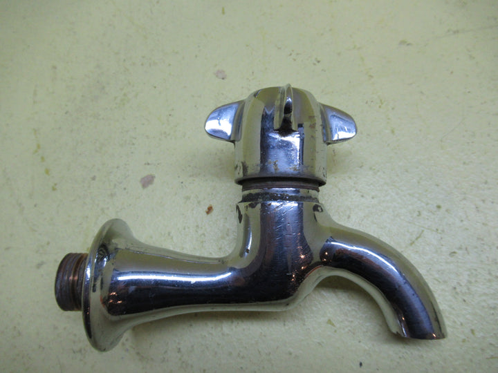 Chrome Fin Top Wall Tap 85H x 60W x 150D