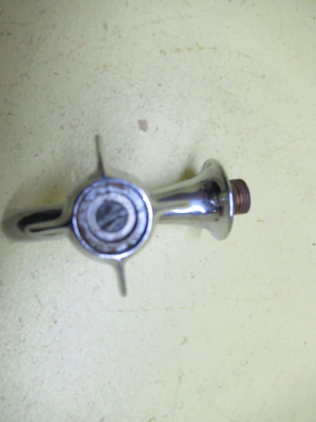 Chrome Fin Top Wall Tap 85H x 60W x 150D