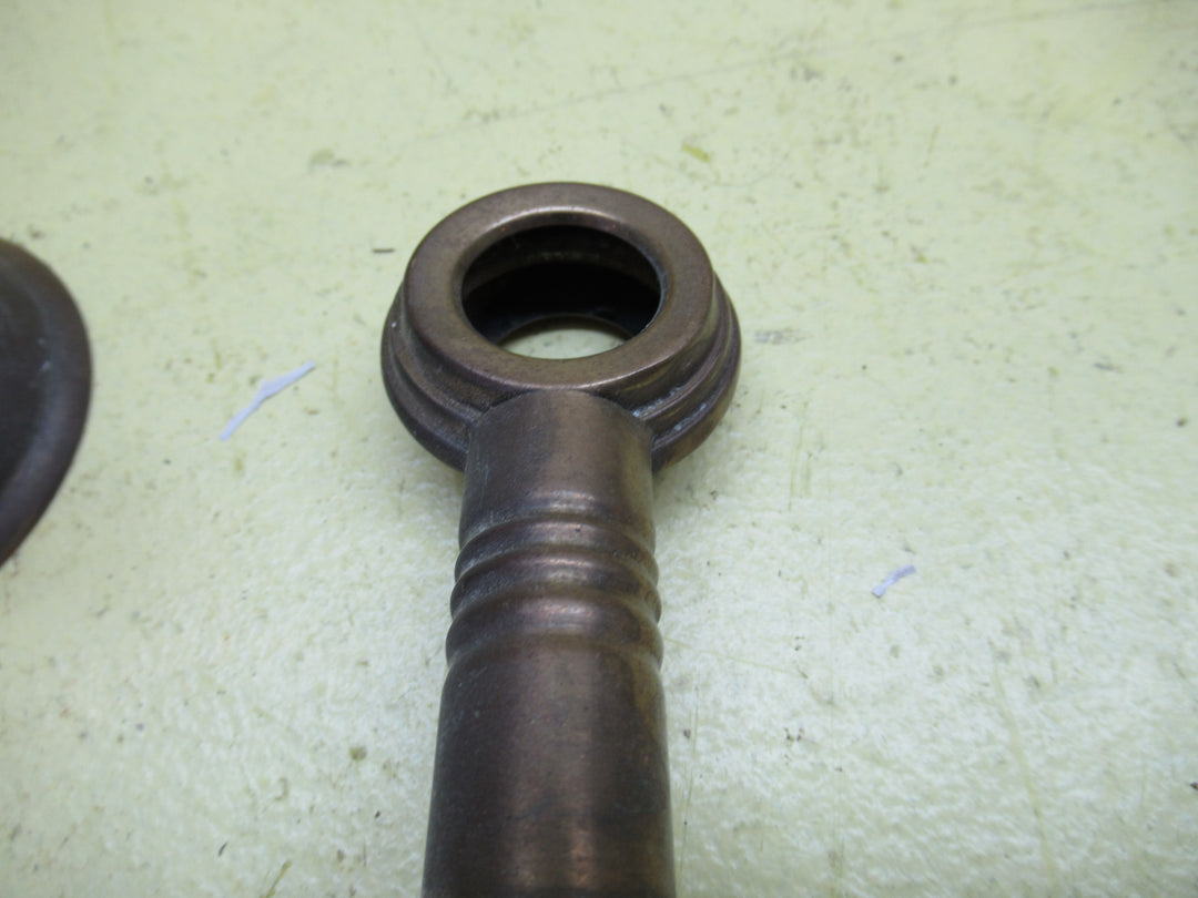 Brass Curtain Rod Holders(2) 105D x 62Dia