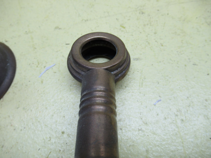 Brass Curtain Rod Holders(2) 105D x 62Dia