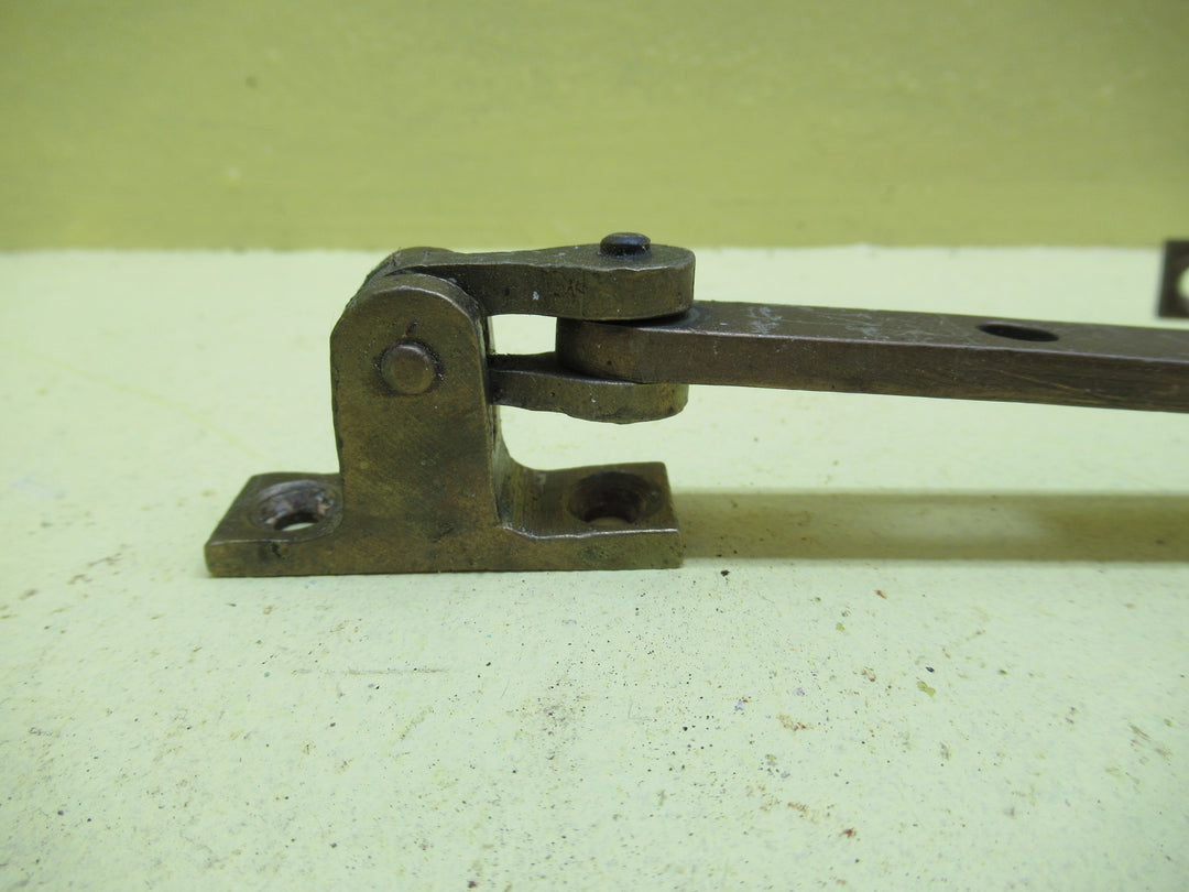 Complete Brass Nub End Casement Stay 355L x 12W