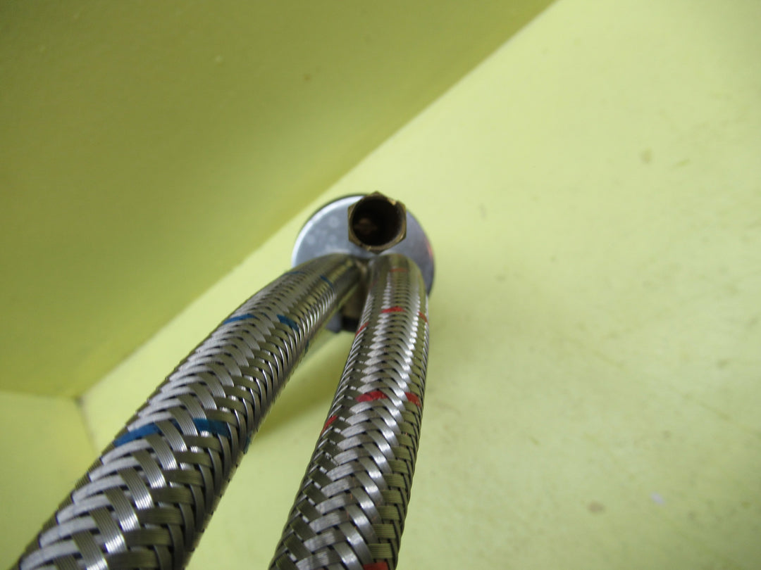 kitchen Mixer Tap with Flexi Hoses 140H x 60Dia x 240D