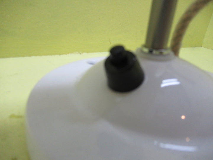 Porcelain Wall Light with Push Button