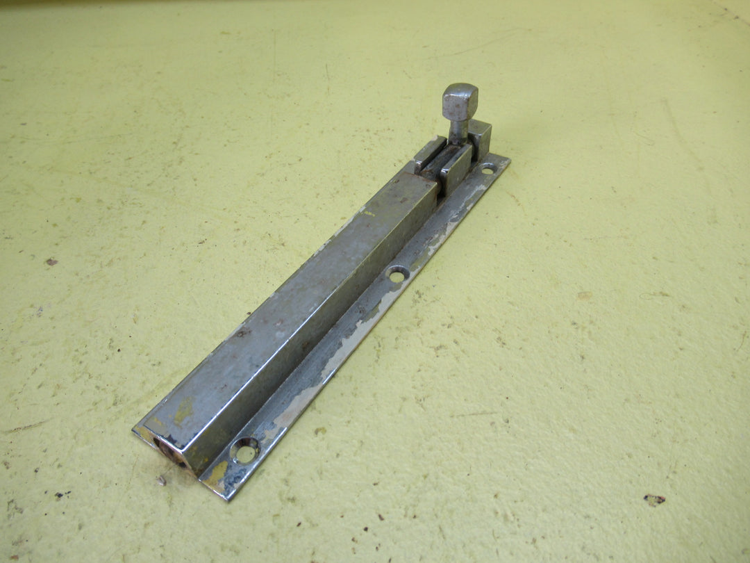 Chrome Chunky Art Deco Slide Bolt 154-168L x 38W x 18H