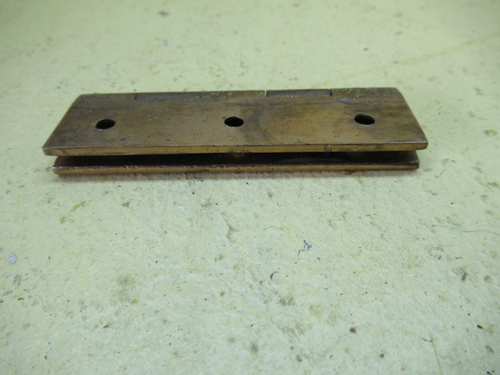 Brass Effect Butt Hinge 76L x 21-42W