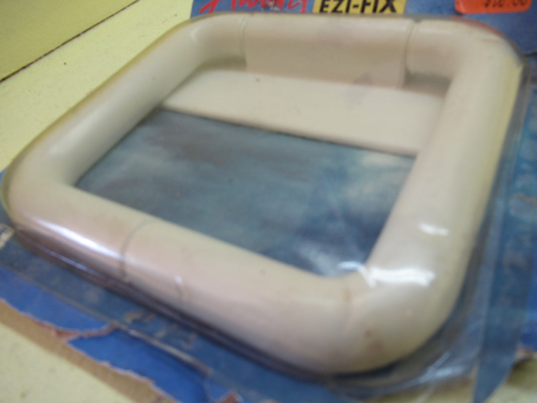 Plastic Retro Ezi-Fix Towel Ring 125H x 140W x 25D