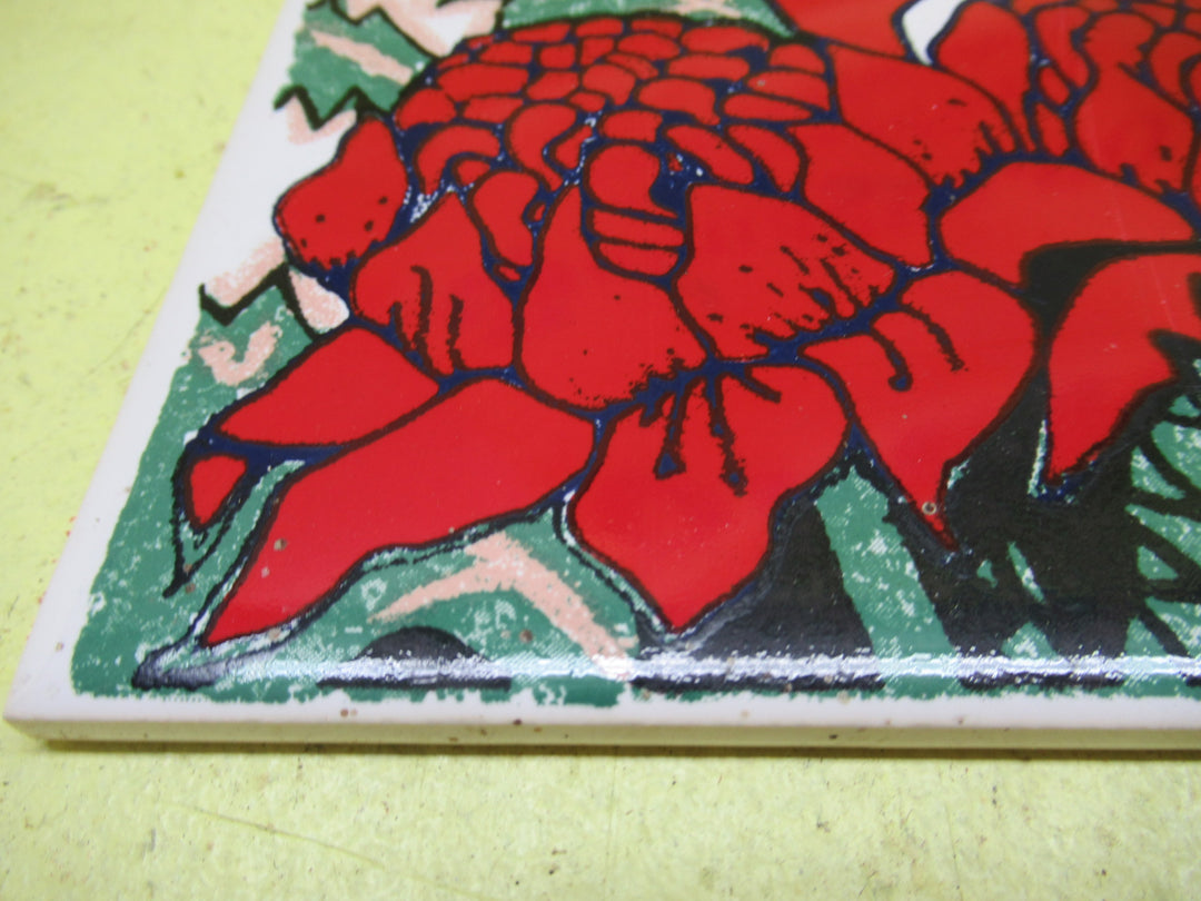 Johnson Tiles with a Waratah Flower 155Sq