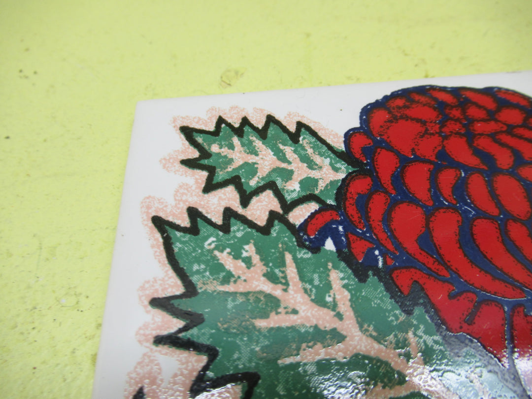 Johnson Tiles with a Waratah Flower 155Sq