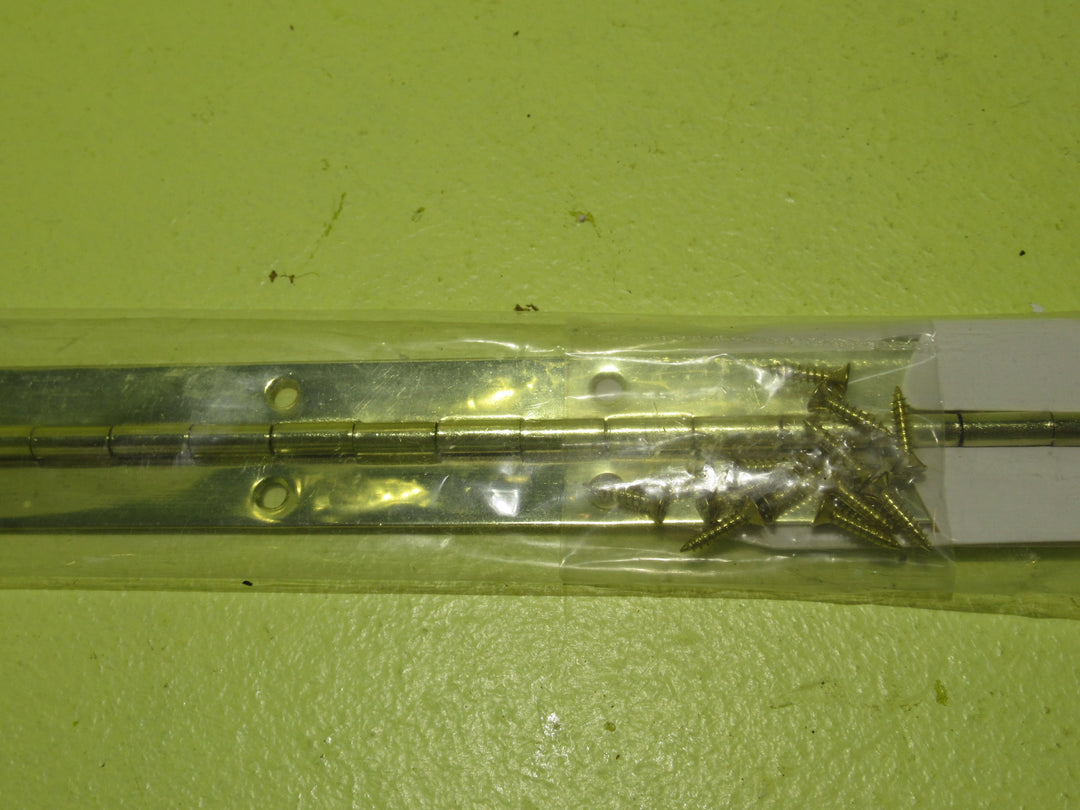 Brass Plated Continuous Hinge 305L x 27W