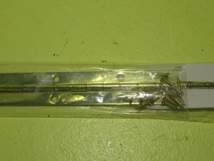 Brass Plated Continuous Hinge 305L x 27W