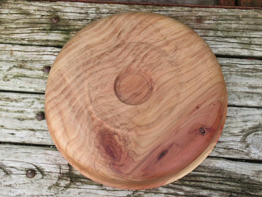 Large Redwood Serving Bowl 10cm H x 54cm W