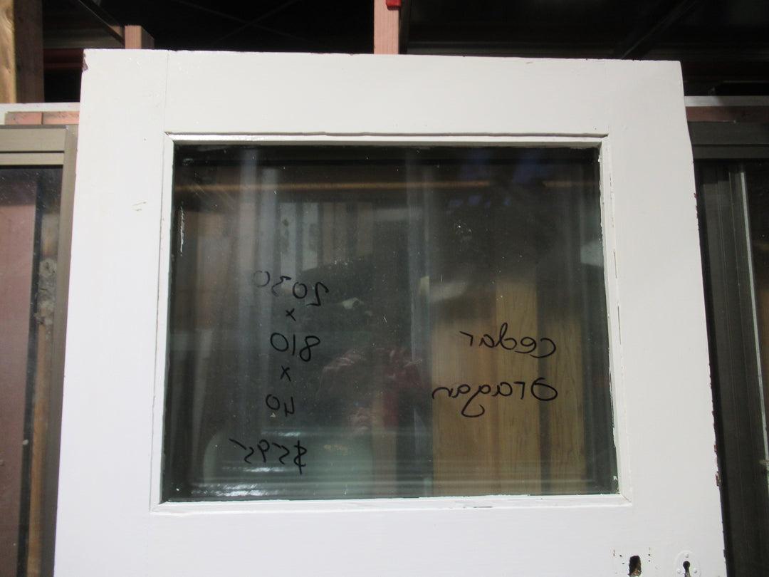 Craftsman Cedar Oregon 1 Lite 3 Panel Door 2030H x 810W x 40D