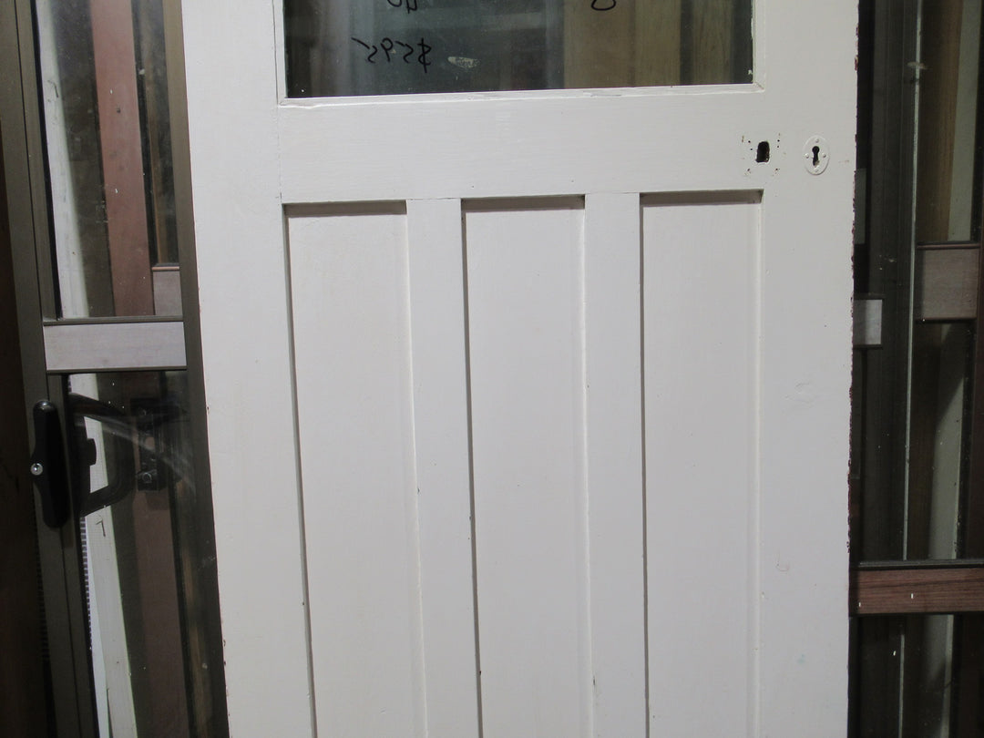 Craftsman Cedar Oregon 1 Lite 3 Panel Door 2030H x 810W x 40D