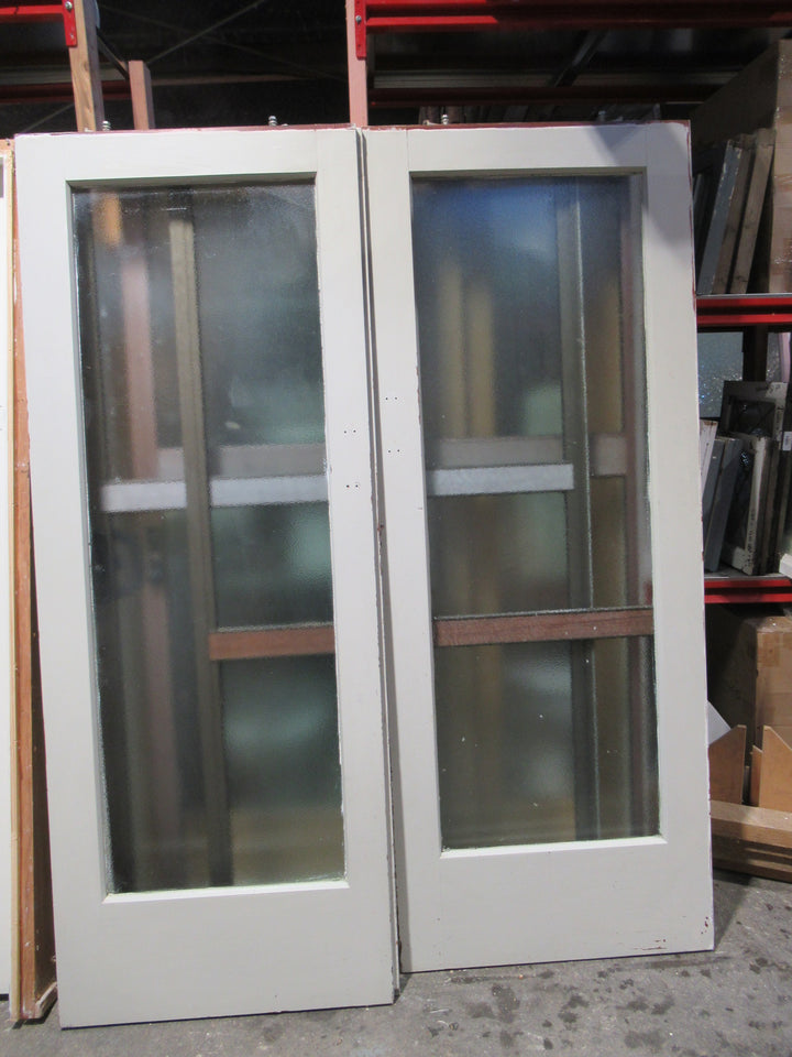1 Lite Arctic Glass Sliding French Door 1980H x 755-1520W x 40D