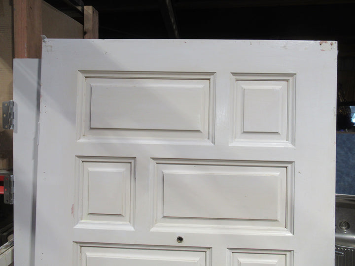 6 Lite Front Entrance with Solid 14 panel Wooden Door 2130Hx 2990L x 110D/2035H x 870W x 40D