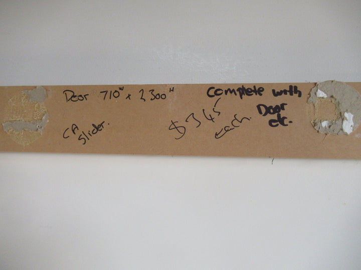 Cavity Slider complete with Door 2300H x 710W