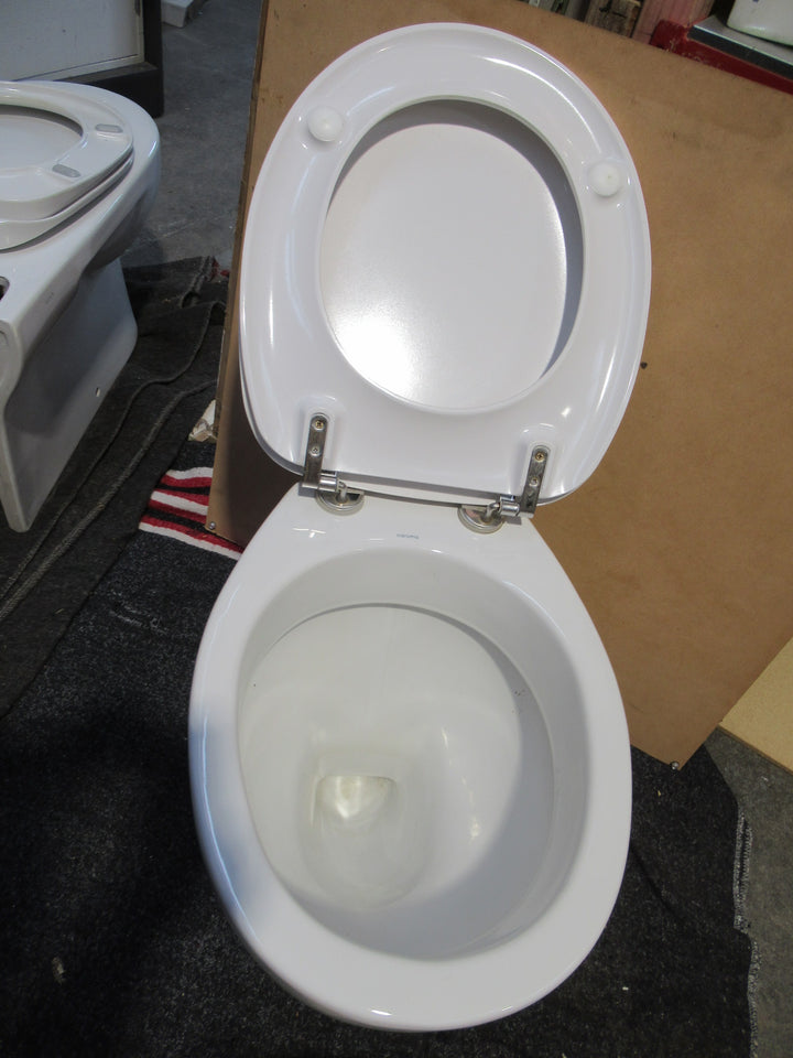 Caroma White Deep Based Toilet & Lid 480H x 380W x 630D