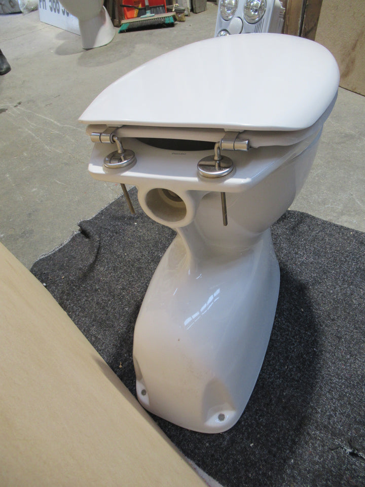 Caroma White Deep Based Toilet & Lid 480H x 380W x 630D