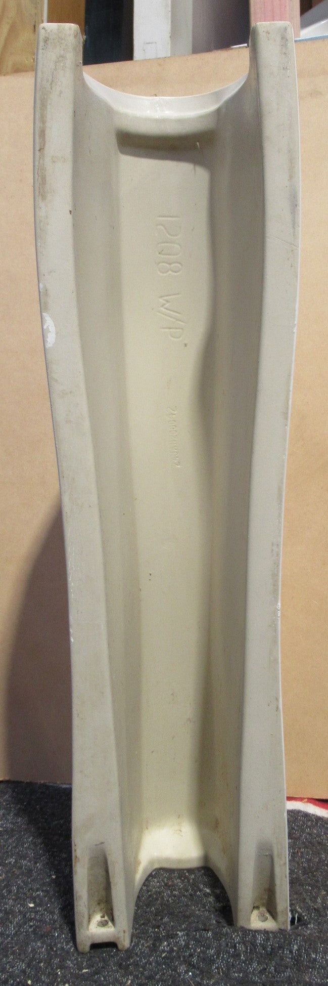 Fowler Rounded White Porcelain Pedestal   660H x 170W x 160D