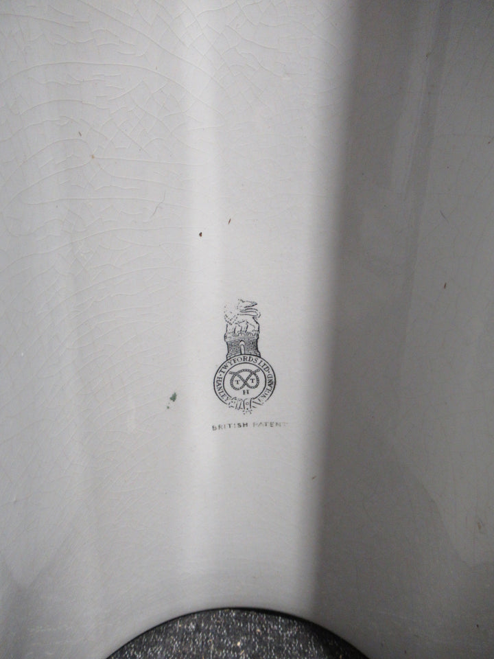 Twyfords Square Bottom White Porcelain Pedestal   645H x 330W x 260D
