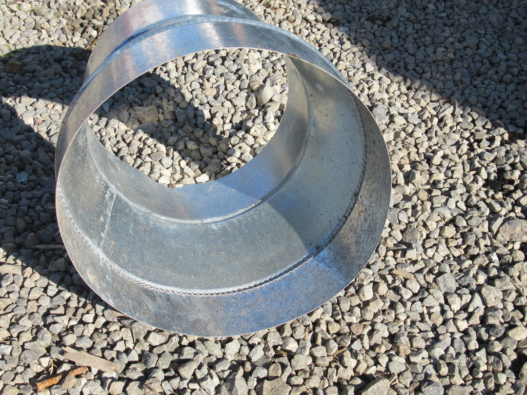 Galvanised Vent,  Elbow Flue & Flue Flashing 200-245/250-300/280D x 270/280/420H/Elbow 150D x 280H/Flashing  485Sq