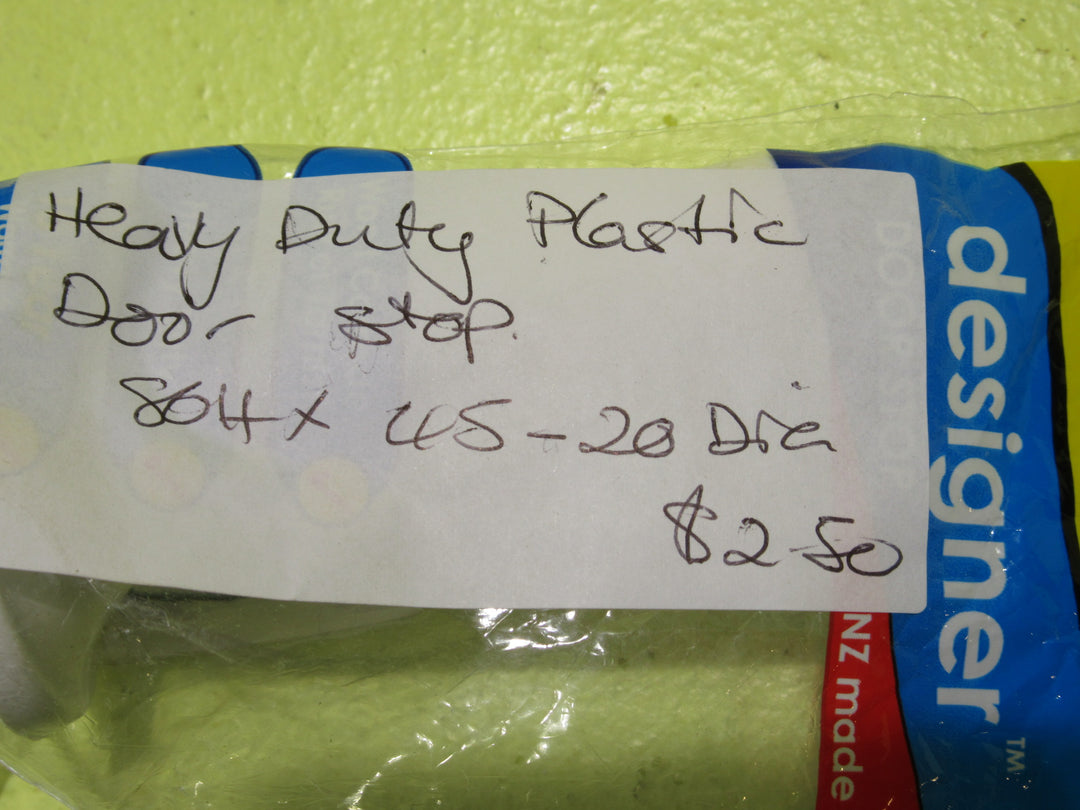 Heavy Duty Plastic Door Stop 80H x 20-45Dia