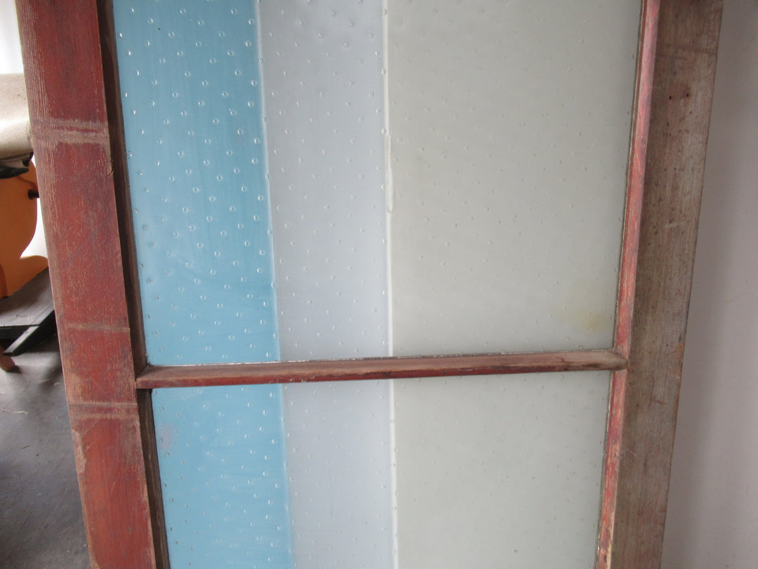 Cedar 3 Lite Raindrop Glass Sliding Door 1960H x 755W